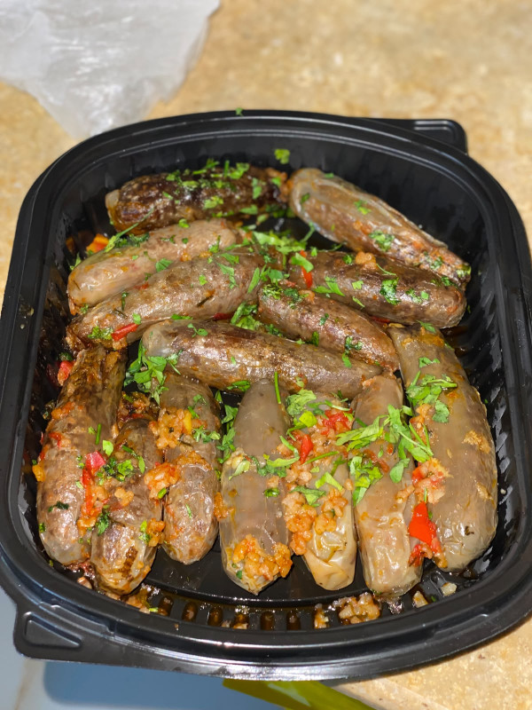 طبق محشي باذنجان