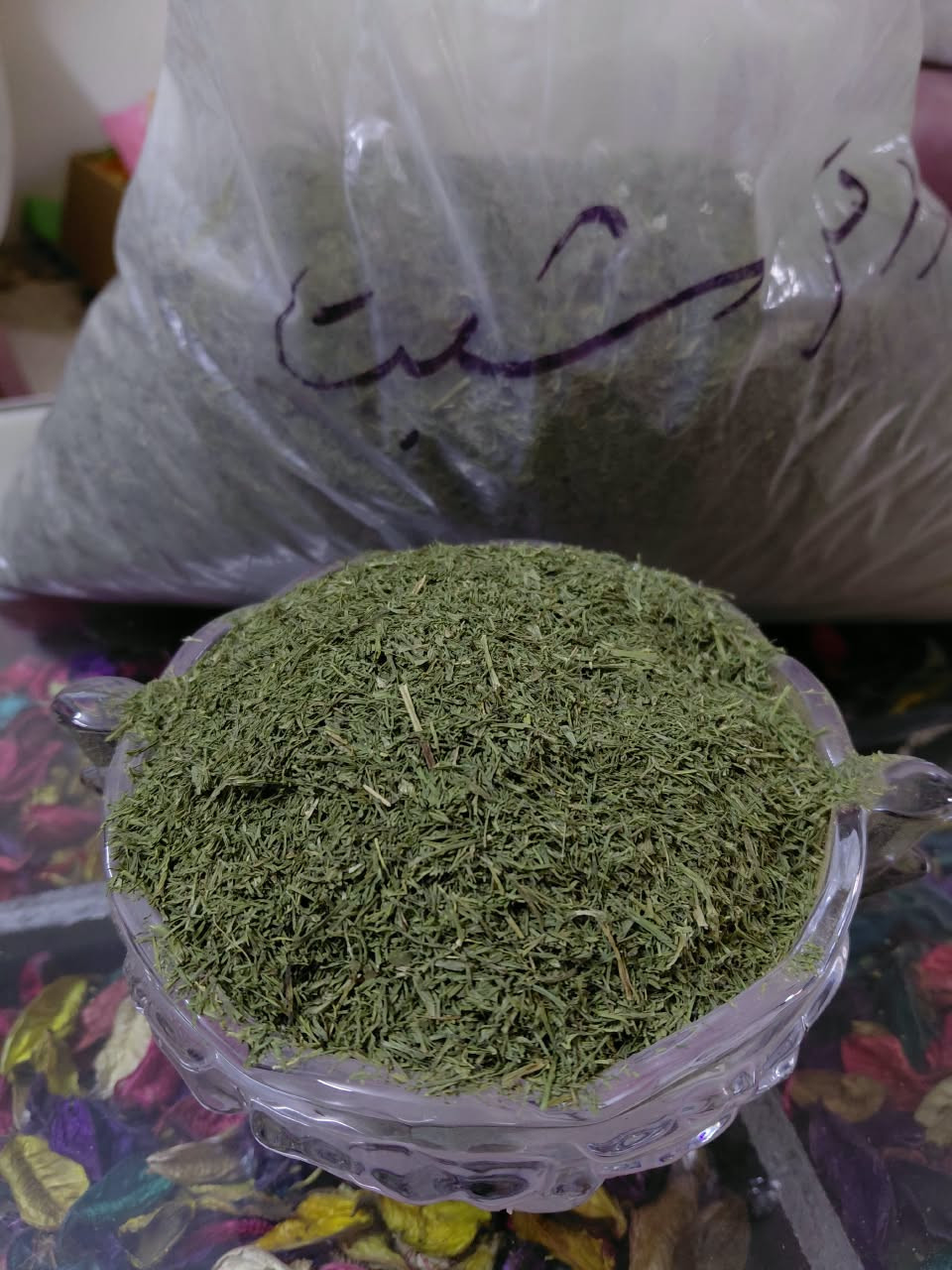 ورق شبت مجفف